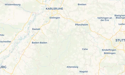 Regenradar Vorschaubild - Aktuelle Niederschläge in Dobel und Umgebung