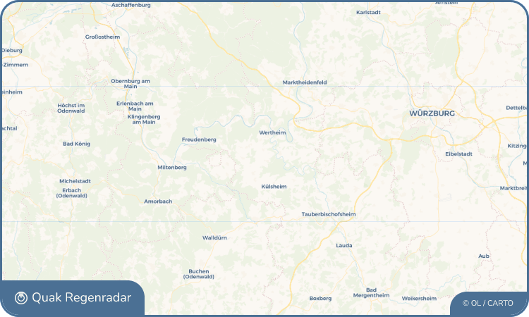 Quak Regenradar-Widget Dörlesberg