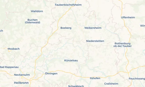 Regenradar Vorschaubild - Aktuelle Niederschläge in Dörzbach und Umgebung