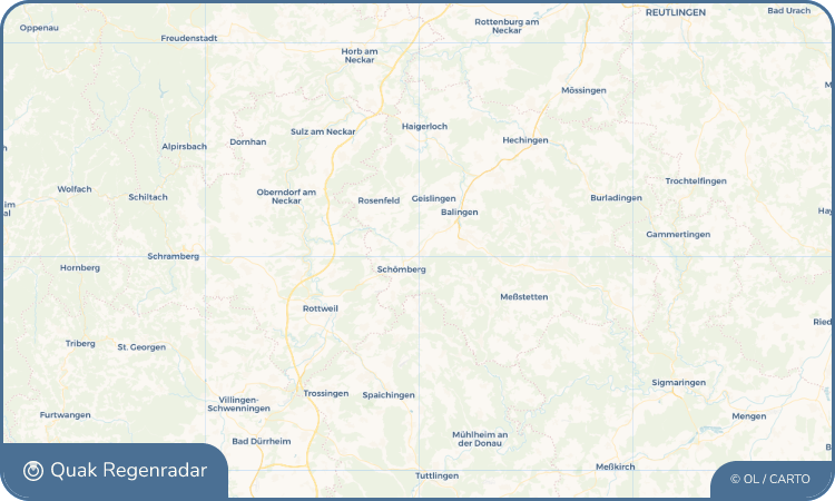 Quak Regenradar-Widget Dotternhausen
