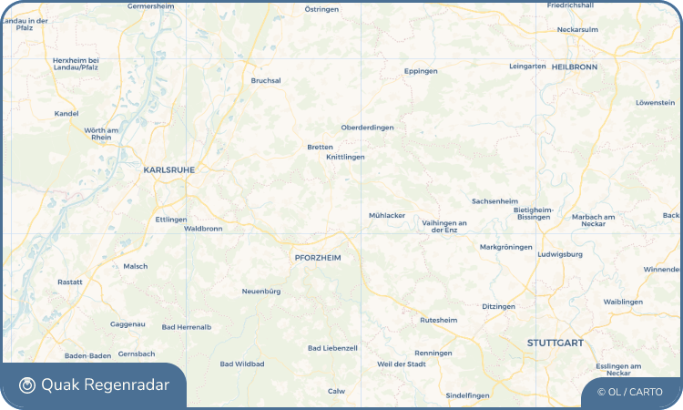 Quak Regenradar-Widget Dürrn