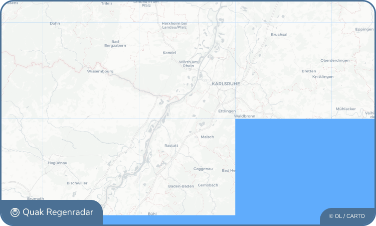 Regenradar-Widget für Durmersheim