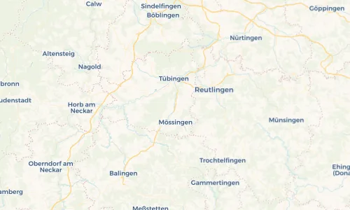 Regenradar Vorschaubild - Aktuelle Niederschläge in Dußlingen und Umgebung