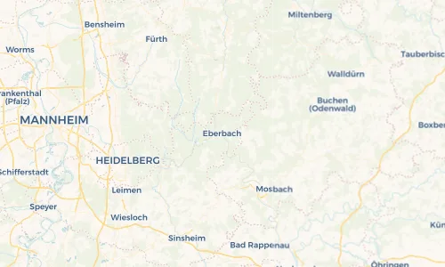 Regenradar Vorschaubild - Aktuelle Niederschläge in Eberbach und Umgebung
