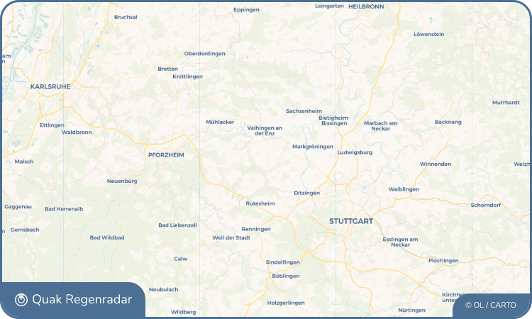 Quak Regenradar-Widget Eberdingen