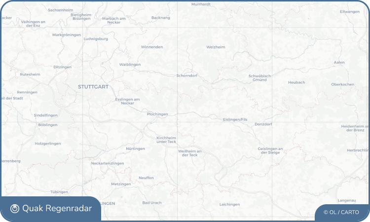 Quak Regenradar-Widget Ebersbach an der Fils