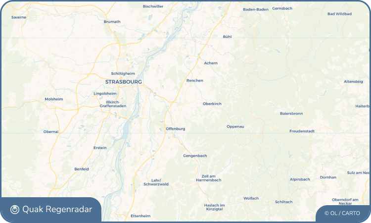 Quak Regenradar-Widget Ebersweier