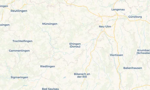 Regenradar Vorschaubild - Aktuelle Niederschläge in Ehingen (Donau) und Umgebung