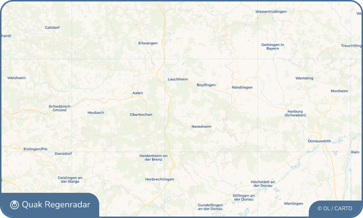 Quak Regenradar-Widget Elchingen auf dem Härtsfeld