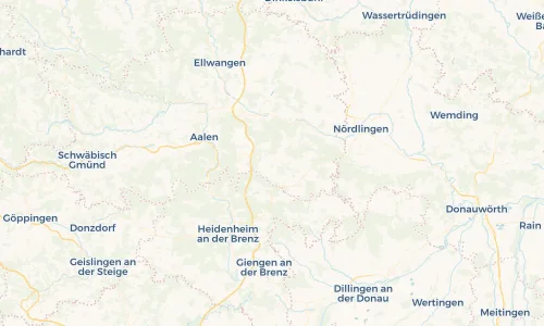Regenradar Vorschaubild - Aktuelle Niederschläge in Elchingen auf dem Härtsfeld und Umgebung
