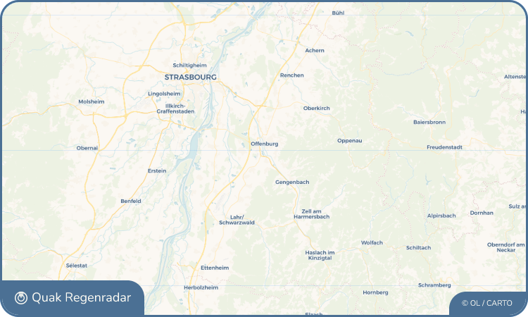 Quak Regenradar-Widget Elgersweier