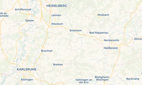 Regenradar Vorschaubild - Aktuelle Niederschläge in Elsenz und Umgebung