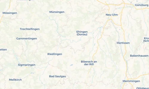 Regenradar Vorschaubild - Aktuelle Niederschläge in Emerkingen und Umgebung