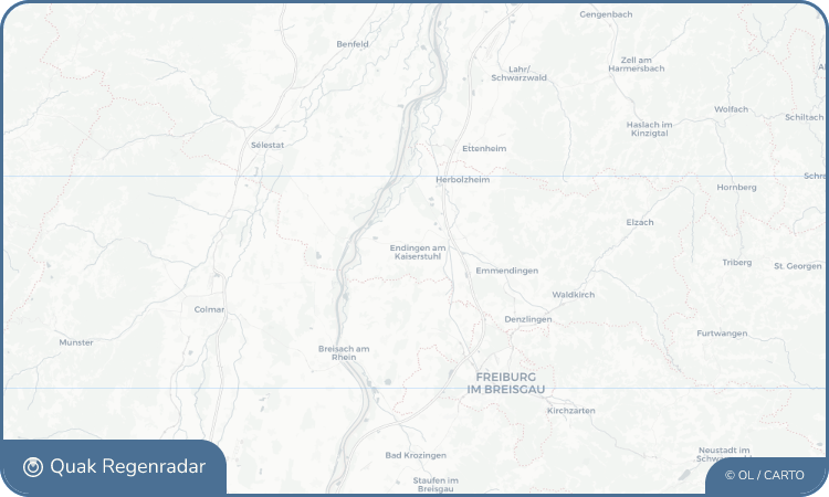 Regenradar-Widget für Endingen am Kaiserstuhl