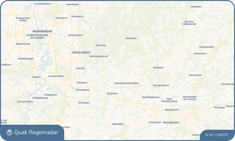 Quak Regenradar-Widget Epfenbach