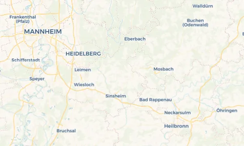 Regenradar Vorschaubild - Aktuelle Niederschläge in Epfenbach und Umgebung