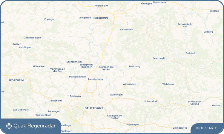 Quak Regenradar-Widget Erdmannhausen