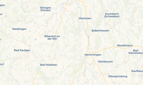 Regenradar Vorschaubild - Aktuelle Niederschläge in Erlenmoos und Umgebung