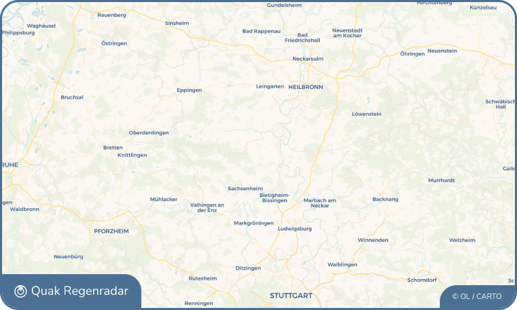 Quak Regenradar-Widget Erligheim