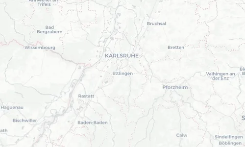 Regenradar Vorschaubild - Aktuelle Niederschläge in Ettlingen und Umgebung