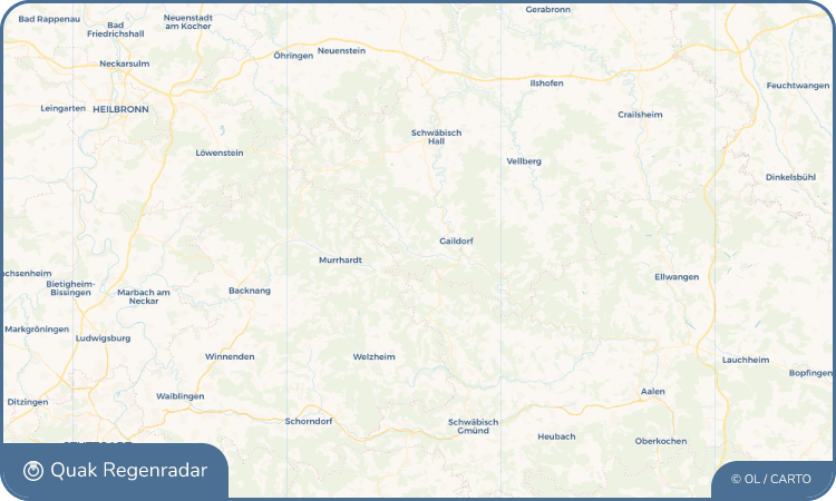 Quak Regenradar-Widget Fichtenberg