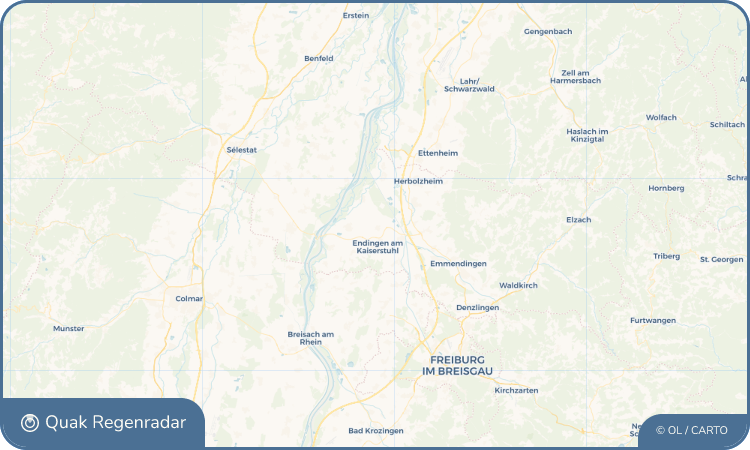 Quak Regenradar-Widget Forchheim