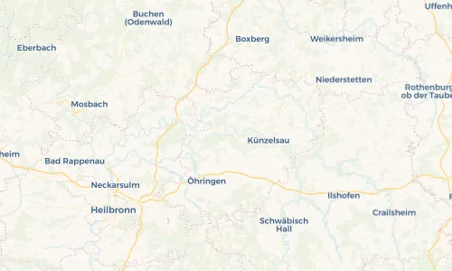 Regenradar Vorschaubild - Aktuelle Niederschläge in Forchtenberg und Umgebung