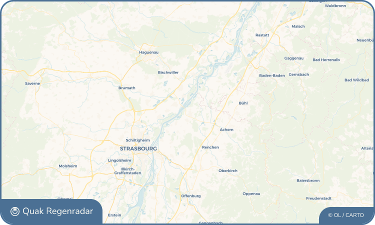 Regenradar-Widget für Freistett