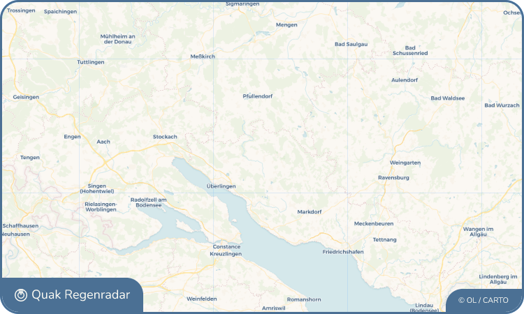 Quak Regenradar-Widget Frickingen