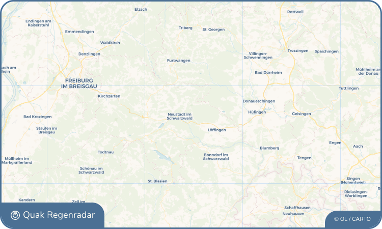 Quak Regenradar-Widget Friedenweiler