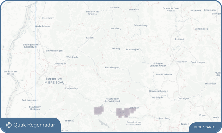 Quak Regenradar-Widget Furtwangen