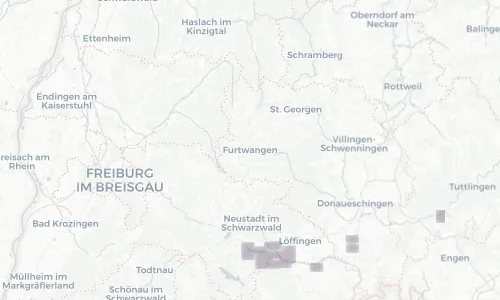 Regenradar Vorschaubild - Aktuelle Niederschläge in Furtwangen und Umgebung