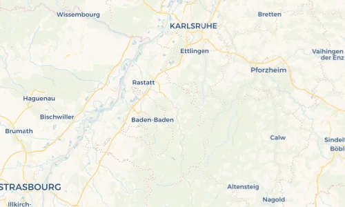 Regenradar Vorschaubild - Aktuelle Niederschläge in Gaggenau und Umgebung