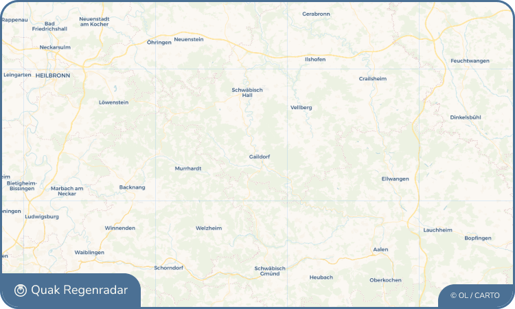 Quak Regenradar-Widget Gaildorf