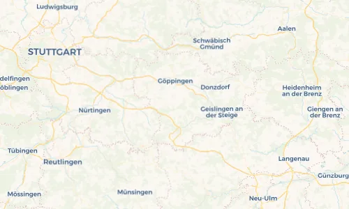 Regenradar Vorschaubild - Aktuelle Niederschläge in Gammelshausen und Umgebung