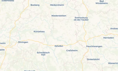 Regenradar Vorschaubild - Aktuelle Niederschläge in Gerabronn und Umgebung