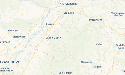 Regenradar Vorschaubild - Aktuelle Niederschläge in Gernsbach und Umgebung