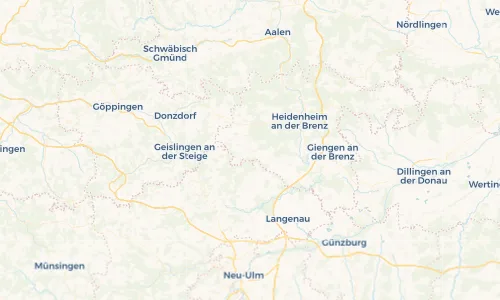Regenradar Vorschaubild - Aktuelle Niederschläge in Gerstetten und Umgebung