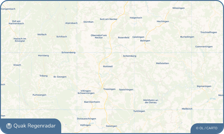 Quak Regenradar-Widget Göllsdorf