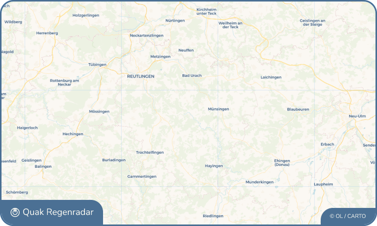 Quak Regenradar-Widget Gomadingen