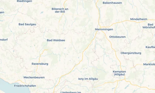 Regenradar Vorschaubild - Aktuelle Niederschläge in Gospoldshofen und Umgebung