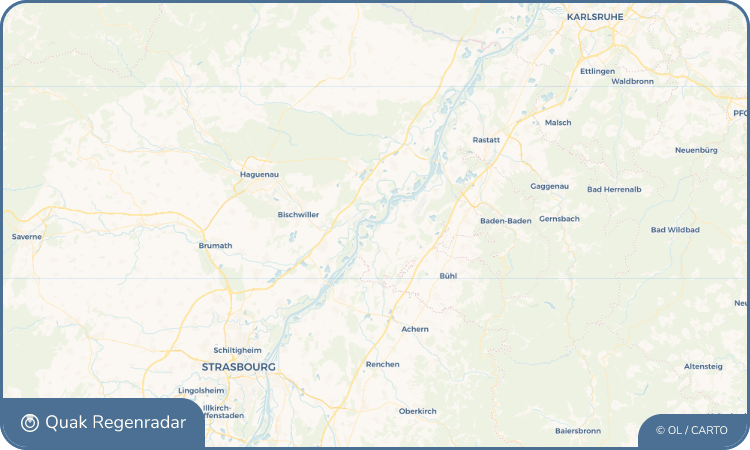 Quak Regenradar-Widget Greffern