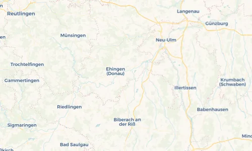 Regenradar Vorschaubild - Aktuelle Niederschläge in Griesingen und Umgebung