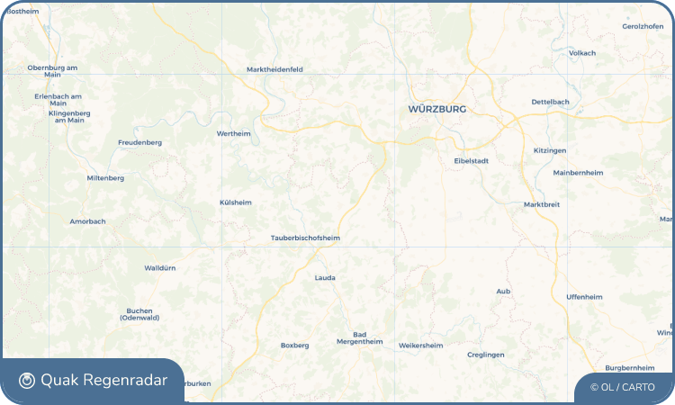 Quak Regenradar-Widget Großrinderfeld