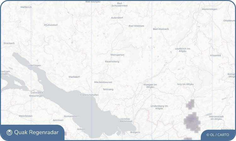 Quak Regenradar-Widget Grünkraut