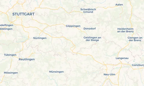 Regenradar Vorschaubild - Aktuelle Niederschläge in Gruibingen und Umgebung