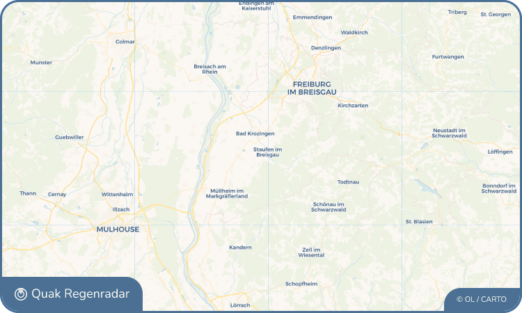 Quak Regenradar-Widget Grunern