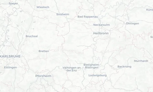 Regenradar Vorschaubild - Aktuelle Niederschläge in Güglingen und Umgebung