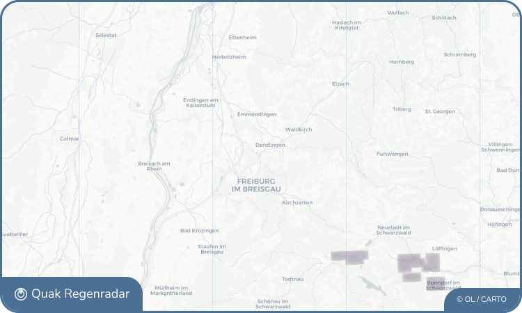 Quak Regenradar-Widget Gundelfingen