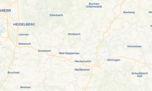 Regenradar Vorschaubild - Aktuelle Niederschläge in Gundelsheim und Umgebung